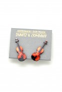 Violin Stud Earrings